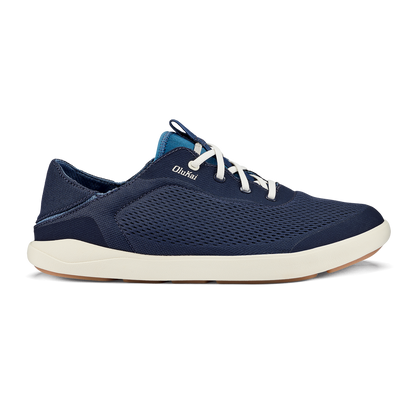 Moku Pae Men's Boat Shoes - Trench Blue / Off White | Men OluKai outlet