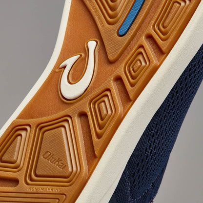 Moku Pae Men's Boat Shoes - Trench Blue / Off White | Men OluKai outlet