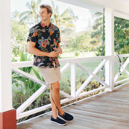 Kākaha Mesh Men‘s Slip-On Shoes - Navy | Men OluKai outlet