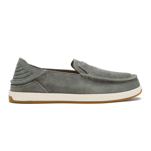 Kākaha Nia Men‘s Suede Slip-On Shoes - Ash | Men OluKai near me