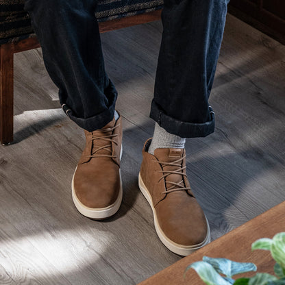 Papakū 'Ili Men’s Waterproof Leather Boots- Tan | Men OluKai cheap