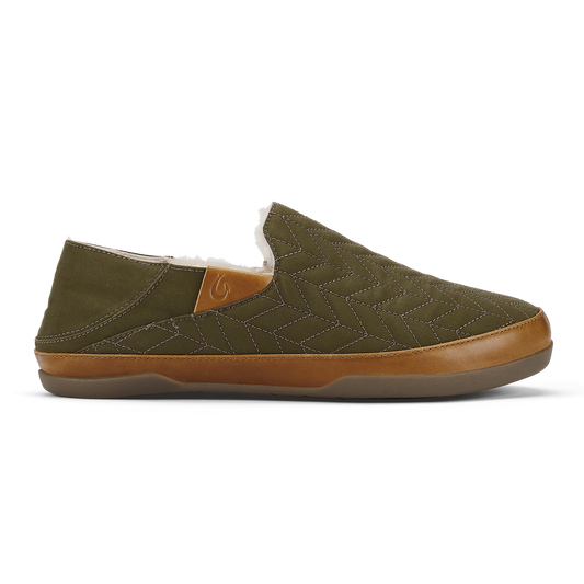 Hanohano Men’s Waxed Canvas Slippers - Husk | Men OluKai online