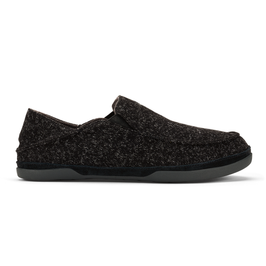 Moloā Hulu Men’s Wool Slippers - Black | Men OluKai discount