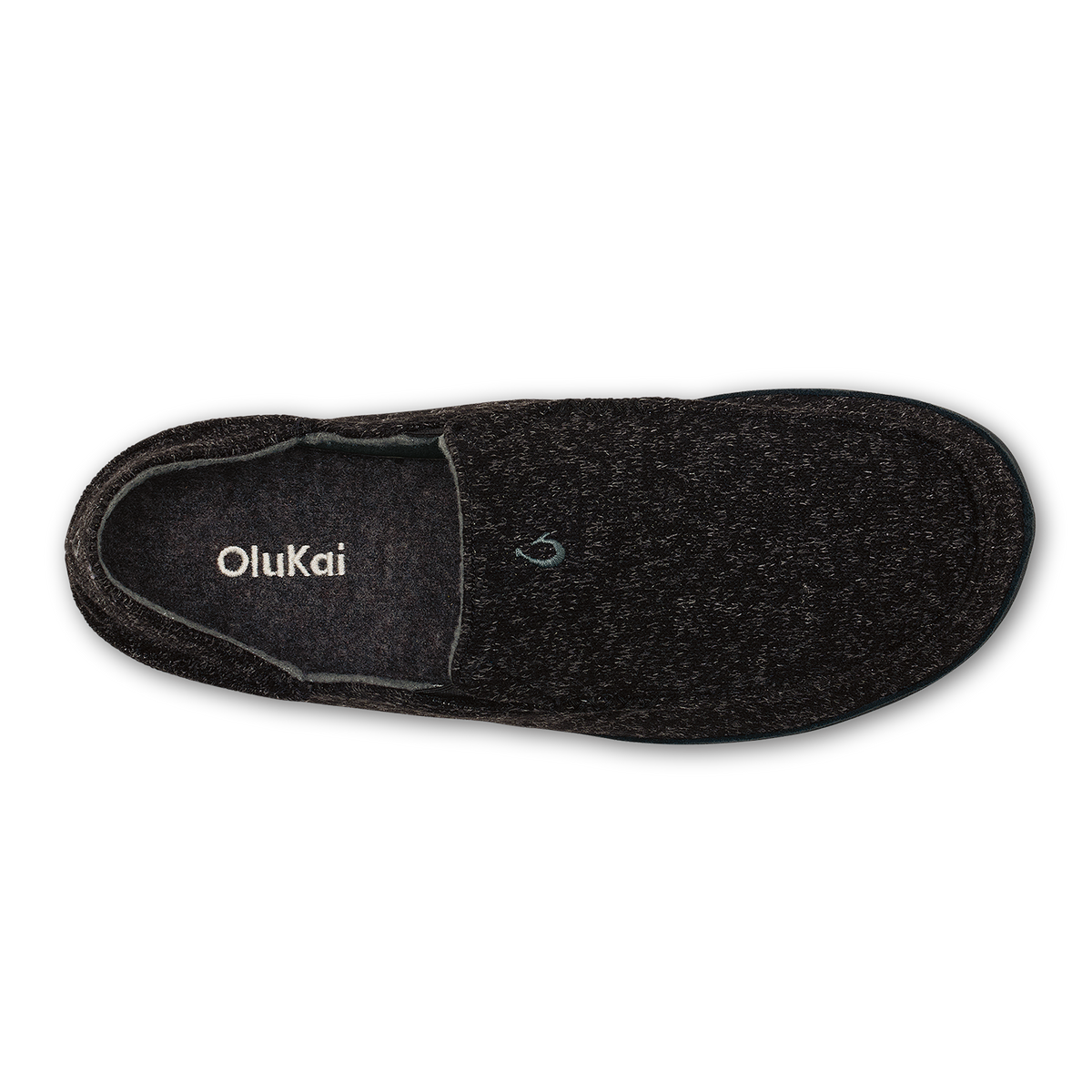 Moloā Hulu Men’s Wool Slippers - Black | Men OluKai discount