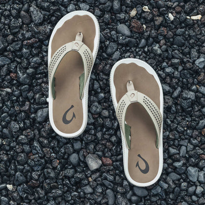 Ulele Men's Water-Ready Beach Sandals - Clay / Mustang | Men OluKai cheap