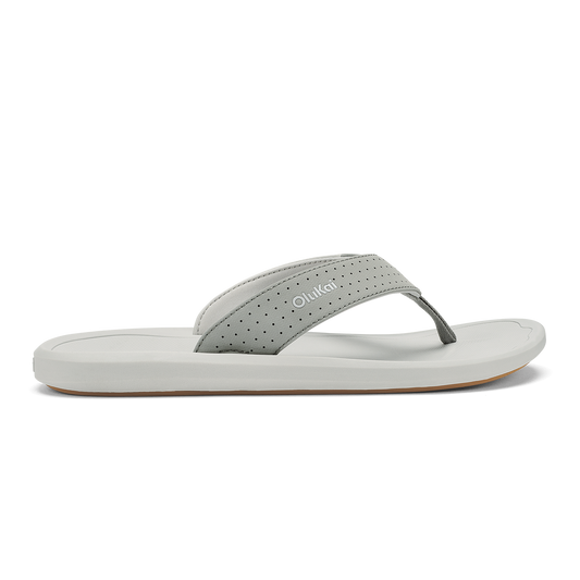 Ki‘i Men’s Water Ready Beach Sandals - Ash / Sterling | Men OluKai on sale