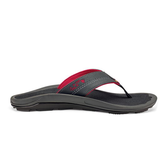 Kīpī Men’s Comfortable Beach Sandals - Dark Shadow | Men OluKai outlet