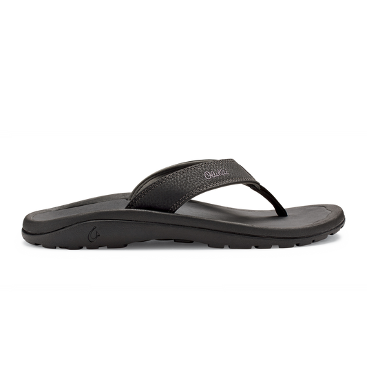 OluKai ‘Ohana - Black / Dark Shadow | Men's Beach Sandals | Men OluKai for sale
