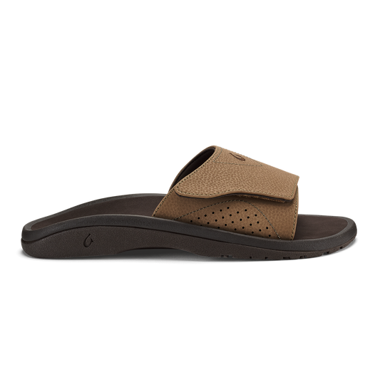 Nalu Slide - Tan / Dk Java | Men OluKai on sale