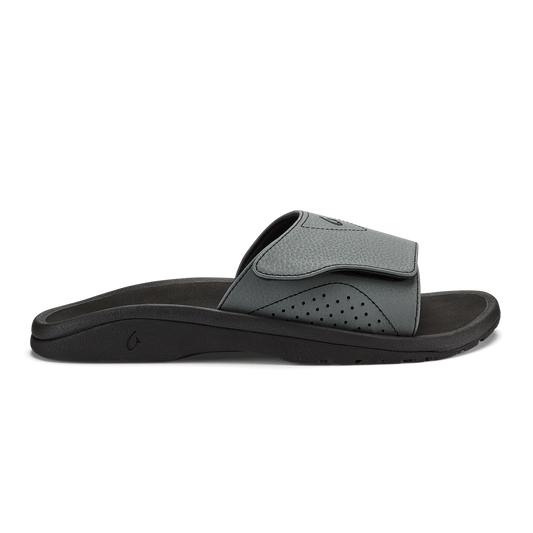 Nalu Slide - Rock / Black | Men OluKai cheap