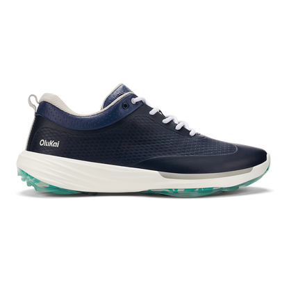 Mākena Men’s Waterproof Golf Shoes - Mood Indigo | Men OluKai online