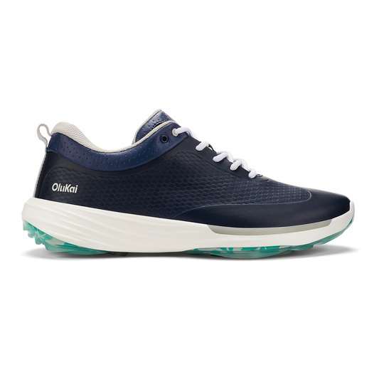 Mākena Men’s Waterproof Golf Shoes - Mood Indigo | Men OluKai online