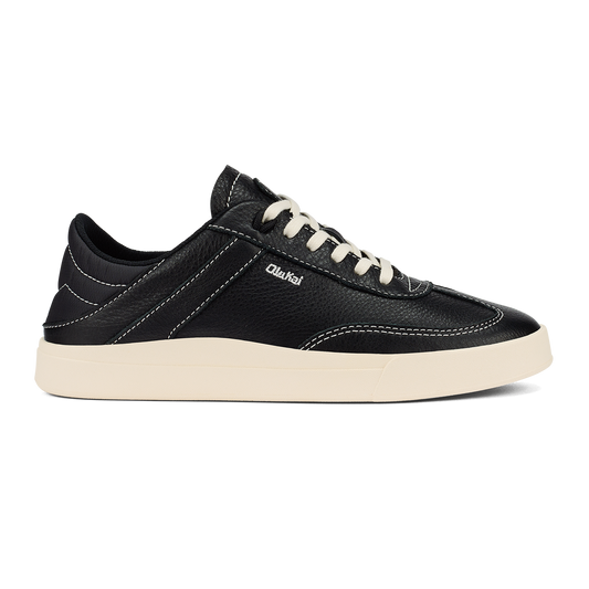Hā‘upu Women’s Leather Sneakers - Onyx | Women OluKai for sale