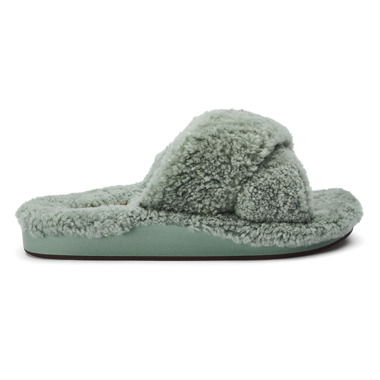 Hila Heu Women’s Slide Slipper Sandals - Muted Green | Women OluKai sale