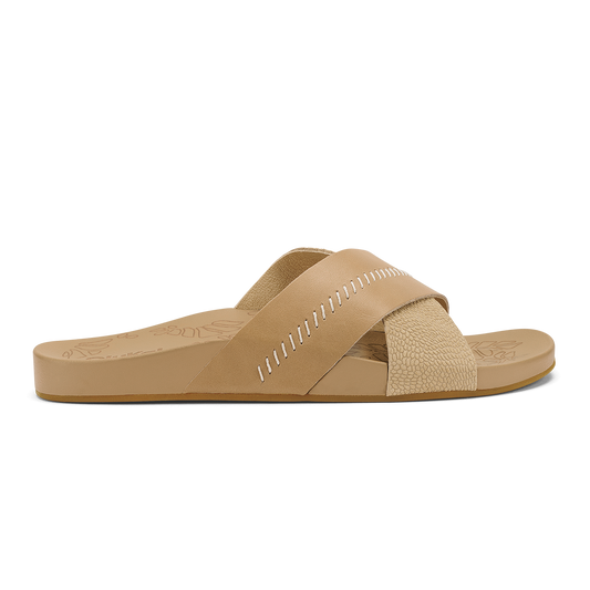 Kipe‘a ‘Olu Women‘s Slide Sandals - Warm Sand | Women OluKai sale