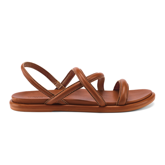 Tiare Strappy Women’s Leather Sandals - Fox | Women OluKai on sale